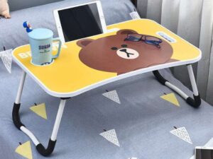 Browne table Foldable Lazy Bed Desk/Portable mainstays Laptop Wooden