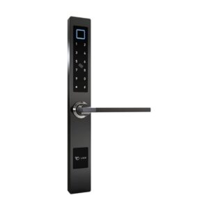 Lock APP Waterproof Smart Fingerprint Password Lock Bridge-Cut Aluminum Alloy For Outdoor Push Pull Sliding Frame Glass Door
